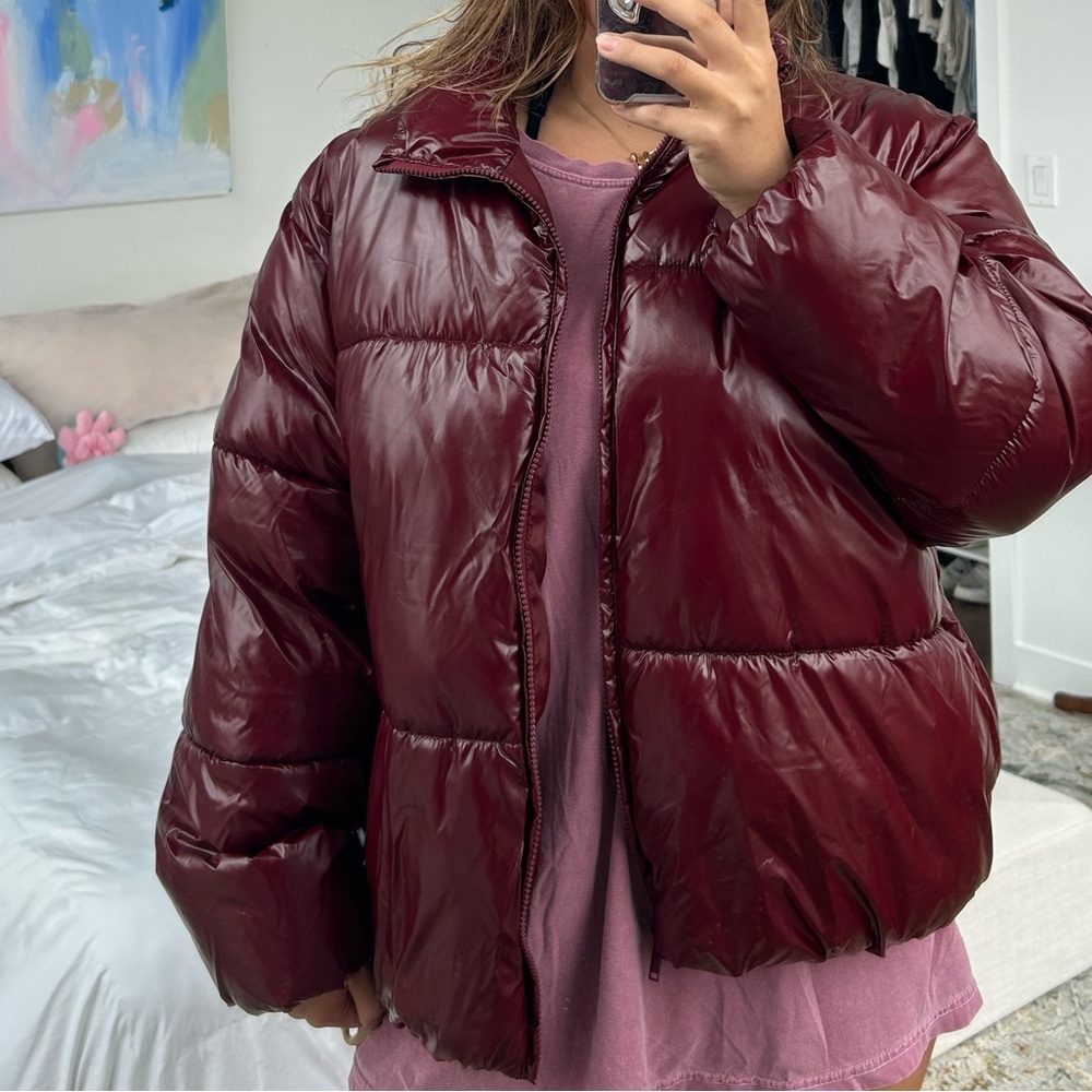 Red Puffer Jacket - Picture 2 of 5